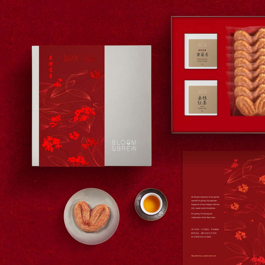 Chinese New Year Gift Set | Tea x Palmier - Bloomnbrew