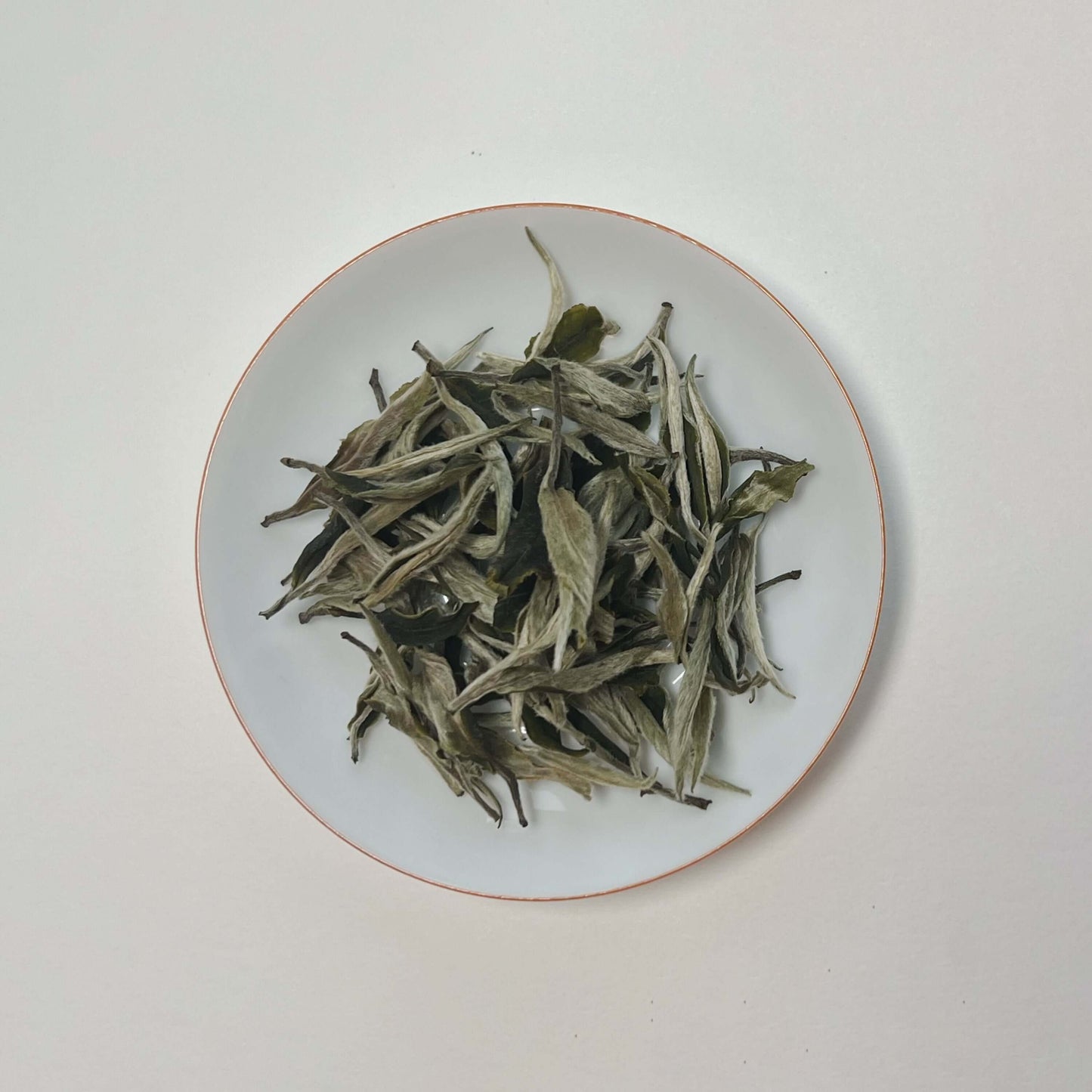 White tea. Loose leaf. Silver buds. Yunnan gushu. Blanc